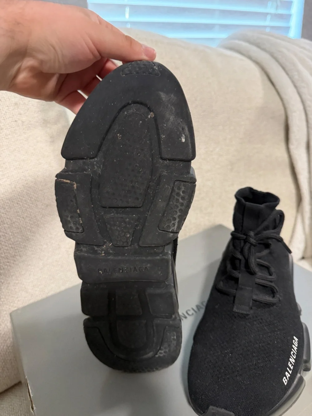 Authentic Balenciaga speed lace up